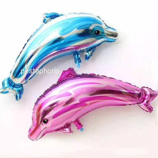 Balon Foil Dolphin Jumbo Size 84 cm x 48 cm