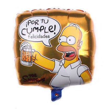 1 Set isi 2 Balon Foil The Simpsons