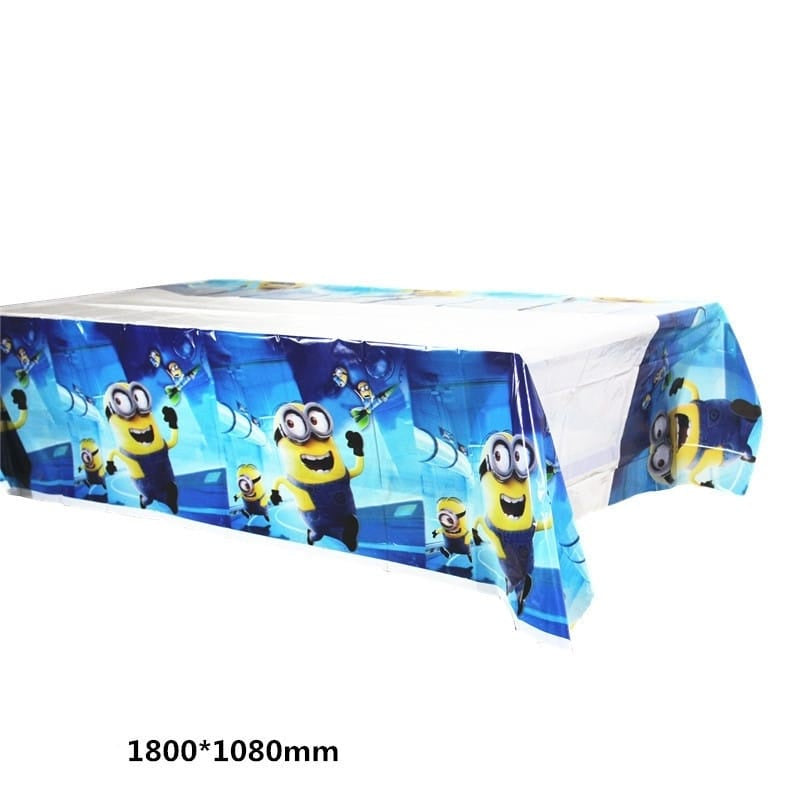Taplak Meja Plastik Karakter/ Plastic Table Cover Karakter / Kartun