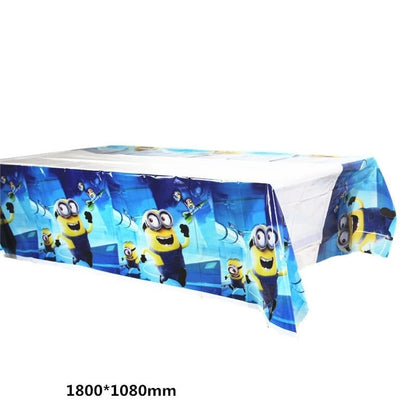 Taplak Meja Plastik Karakter/ Plastic Table Cover Karakter / Kartun