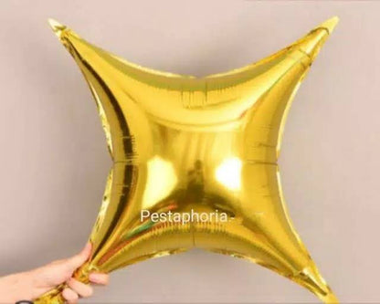 Balon Bintang / Star Segi Empat Size 60 cm ( 24 inch )