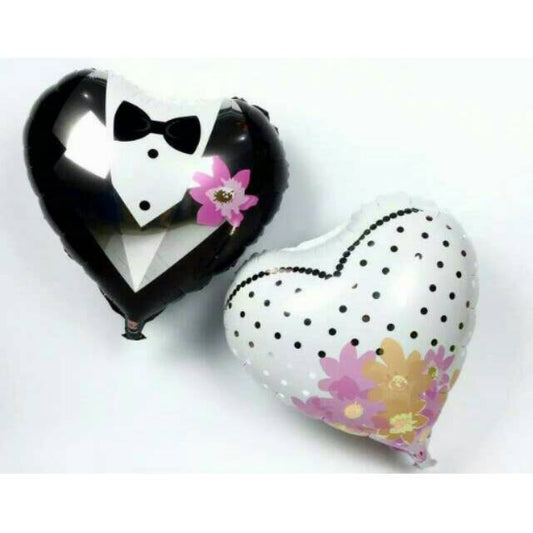Balon Foil Love Couple / Hati Couple Size 45 cm