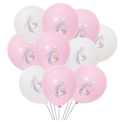 10 pcs Balon Latex / Lateks Unicorn Size 10 inch