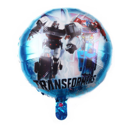 Balon Foil Bulat Transformers / Megatron , Optimus Prime, Bumblebee Size 45 cm