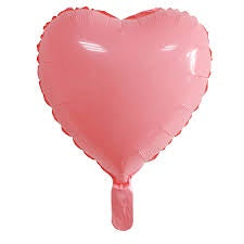 Balon Foil Hati / Love, Star / Bintang, Bulat / Round Macaron Size 45 cm