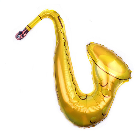 Balon Foil Saxophone Jumbo Size 70 cm x 48 cm