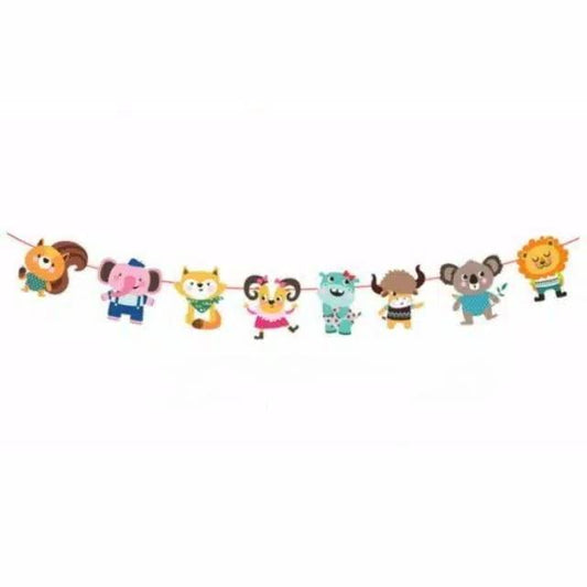 Bunting Banner Hewan / Animal New isi 8 pcs / pack