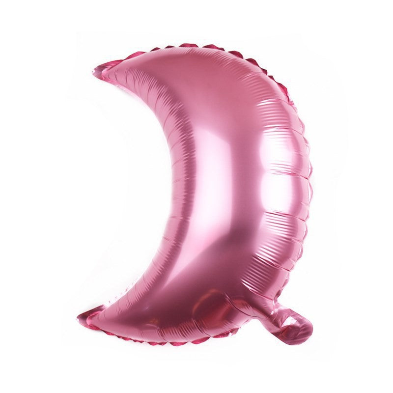 Balon Foil Crescent Moon / Bulan Sabit Size 18 inch / 45 cm