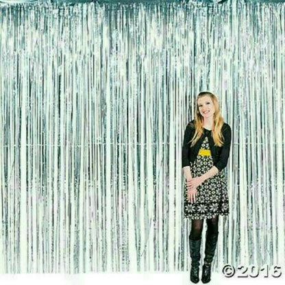 Foil Curtain / Tirai Foil Lebar 1 meter Panjang 2 Meter