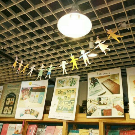 Bunting Banner Flag Boys Girl Hand in Hand