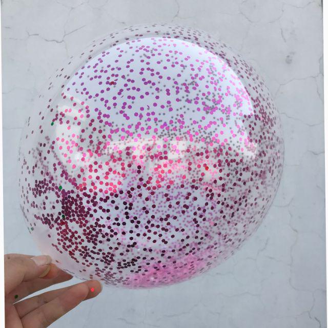 Balon Latex / Lateks Confetti Glitter 12 inch