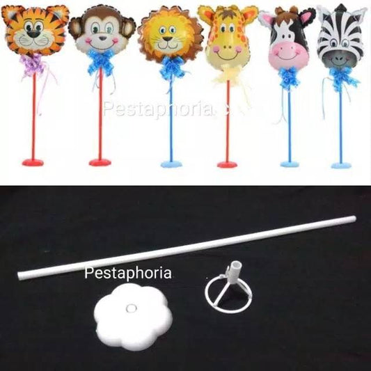 Stik Balon Foil Set u/ Hiasan Meja / Table Base Balloon Stick Set