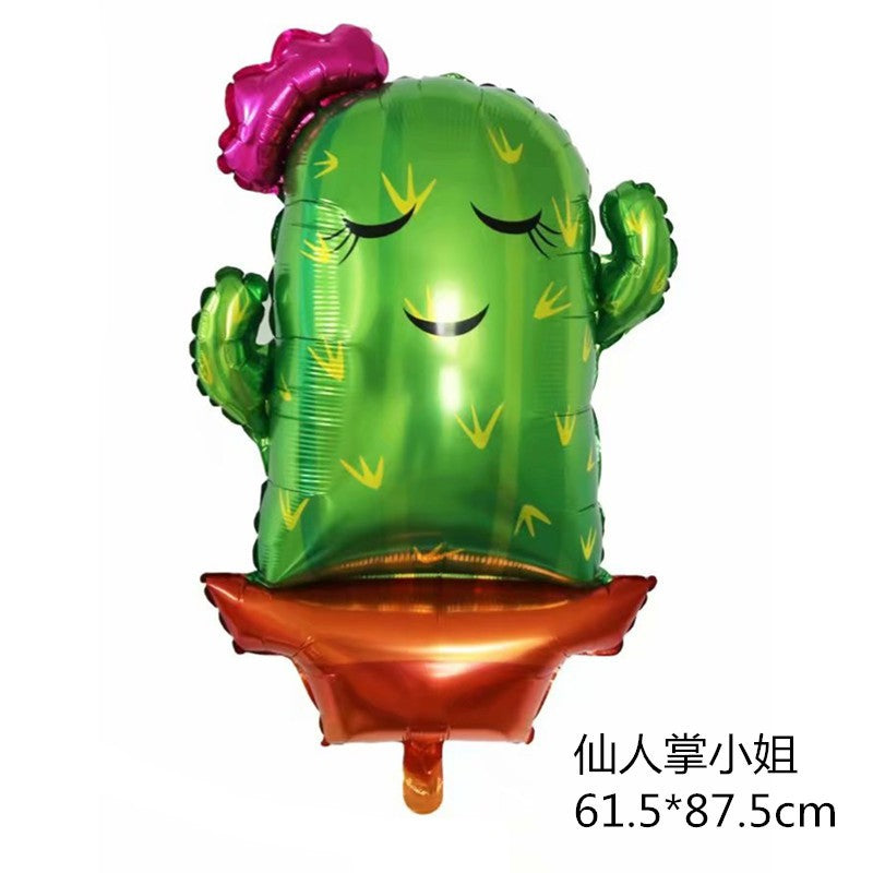 Balon Foil Kaktus / Mr. Cactus & Mrs. Cactus 61 x 87 cm