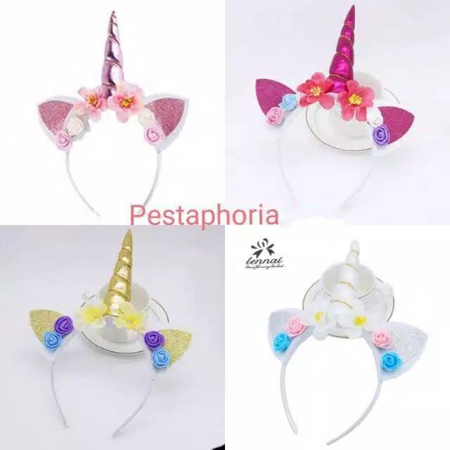 Bando Tanduk Unicorn / Unicorn Horn Headband