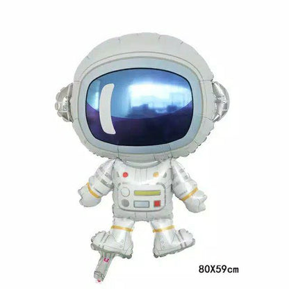 Balon Foil Astronout/Astronot, Rocket/ Rocket / UFO Size Jumbo