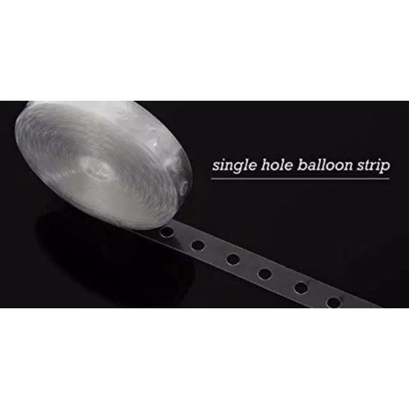 1 Roll Panjang 5 meter Ballon Chain Tape Strip u/ Dekorasi Balon