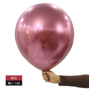Balon Latex / Lateks Chrome Jumbo Size 16 Inch