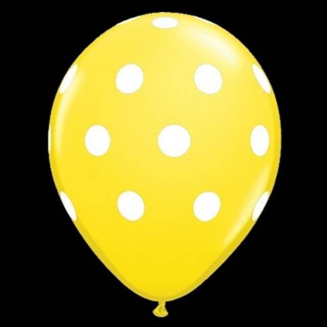 Balon Lateks/Latex Polkadot 12 inch High Quality Tebal