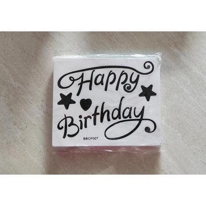 Stiker Bobo Balon PVC ukuran 12 x 12 cm / Balloon Sticker Tulisan Happy Birthday / Love You / Unicorn