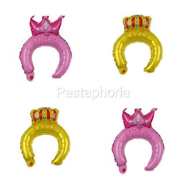 Balon Bando / Headband Ballon Prince / Princess Crown
