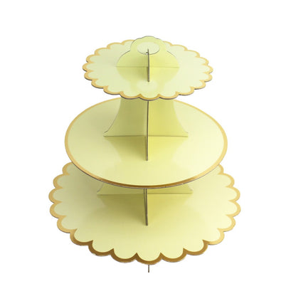 3 Tier Cupcake Stand / Cake Stand Polos List Gold