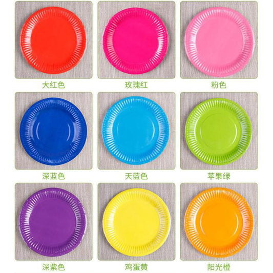 Paper Plate - Piring Kertas Motif Polos