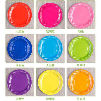 Paper Plate - Piring Kertas Motif Polos