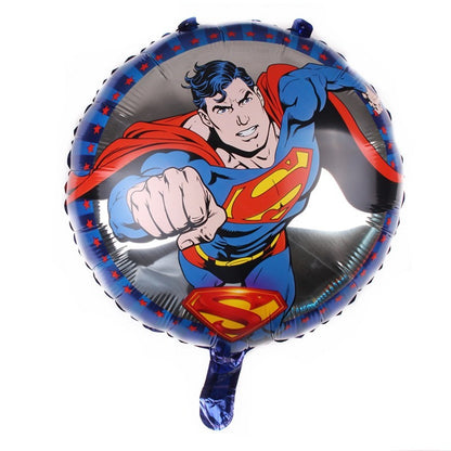 Balon Foil Bulat Superman Size 45cm