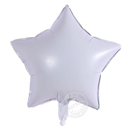 Balon Foil Star / Bintang / Hati / Love size 18 inch (45 cm) Warna Hitam Putih