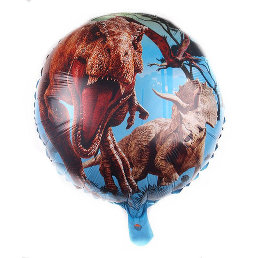 Balon Foil Bulat Dinosaurus / Dinosaur Size 45 cm
