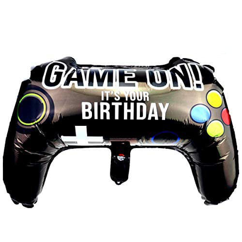 Balon Foil Game On Birthday Size 63 x 38 cm