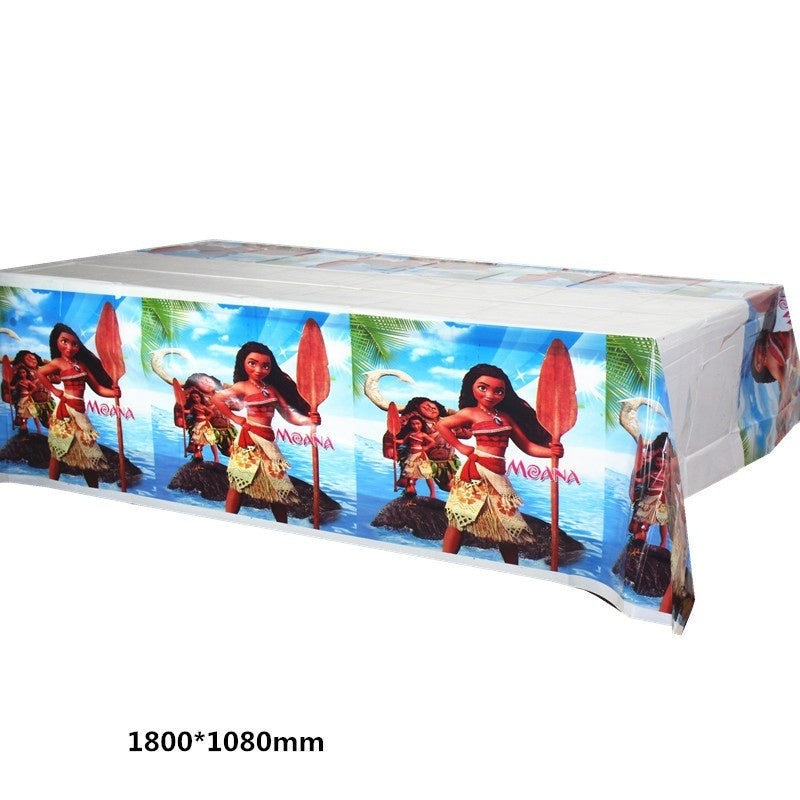 Taplak Meja Plastik Karakter/ Plastic Table Cover Karakter / Kartun