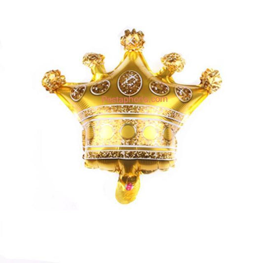 Balon Foil Mahkota / Crown Gold Mini
