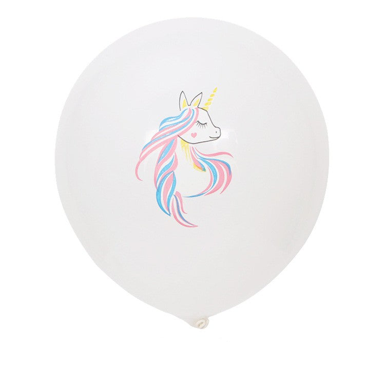 10 pcs Balon Latex / Lateks Unicorn Size 10 inch