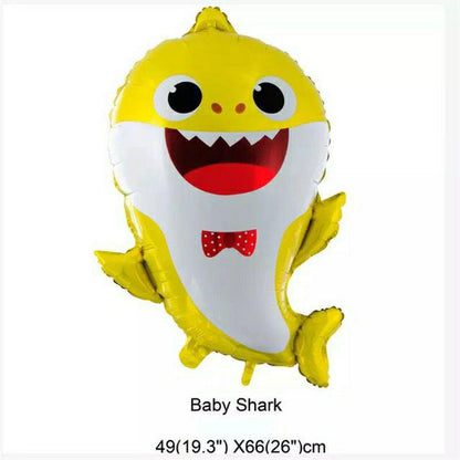 Balon Foil Baby Shark Size 66 cm x 45 cm