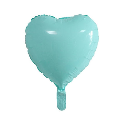 Balon Foil Hati / Love, Star / Bintang, Bulat / Round Macaron Size 45 cm