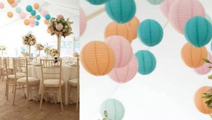 Lampion Kertas Gantung 25 cm / Hanging Paper Lantern