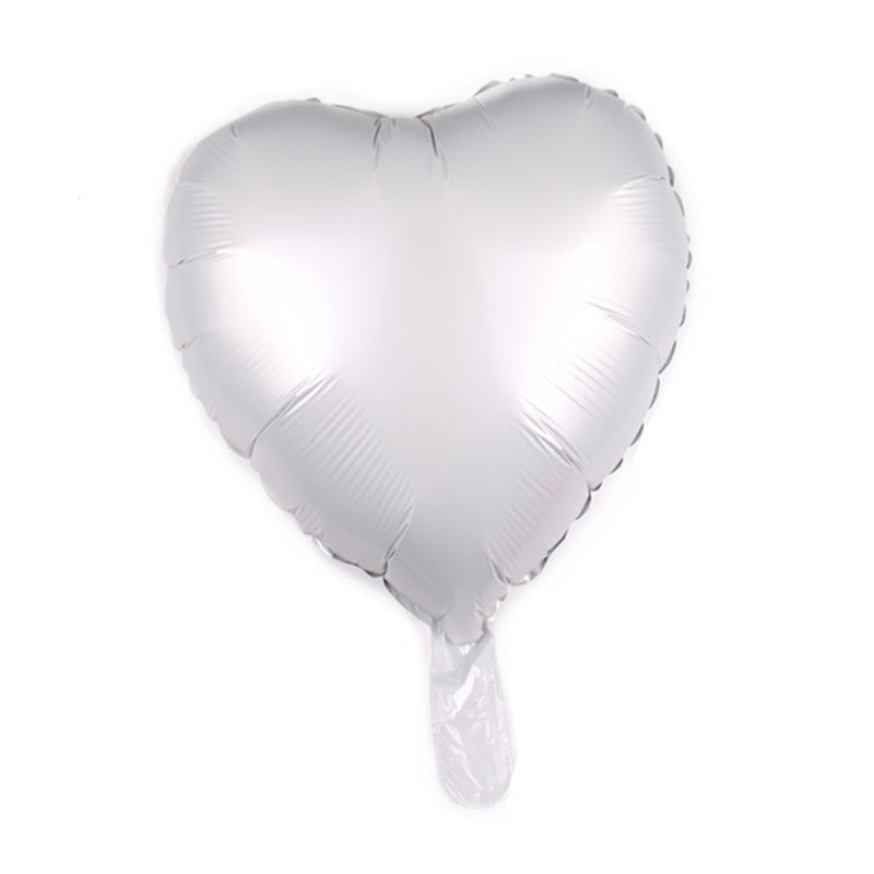 Balon Foil Hati / Love Satin Matte Size 45 cm