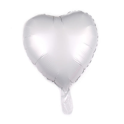 Balon Foil Hati / Love Satin Matte Size 45 cm