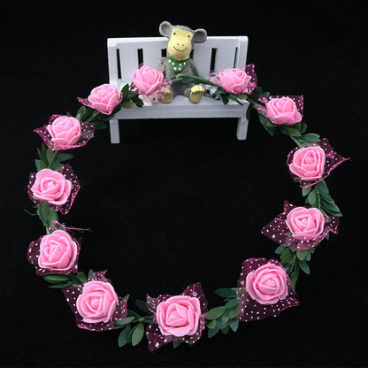 Flower Crown ( isi 12 Kuntum Bunga) / Mahkota Bunga