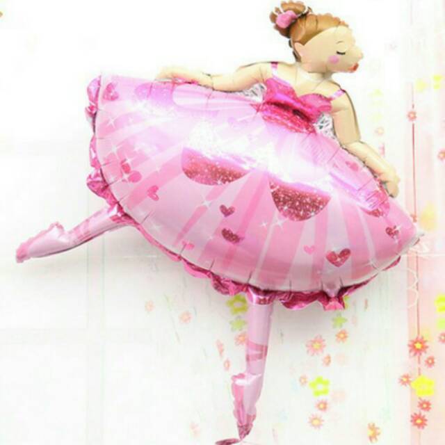 Balon Foil Ballerina / Balerina Jumbo Size 120 x 90 cm