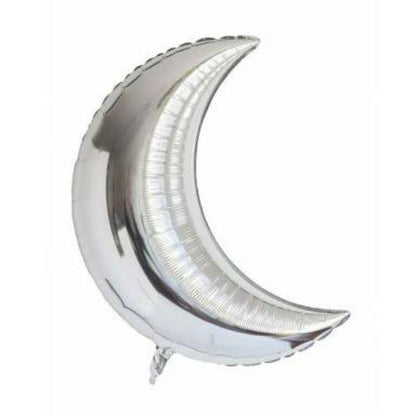 Balon Foil Crescent Moon / Bulan Sabit Size 22 inch / 55 cm