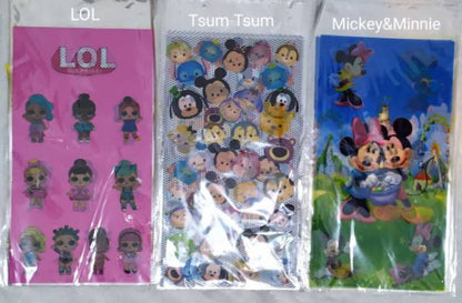 ( isi 10 pcs ) Plastik Snack Kartun / Goodie Bag Besar Size 25 cm x 50 cm /  Bingkisan Ulang Tahun / Ultah