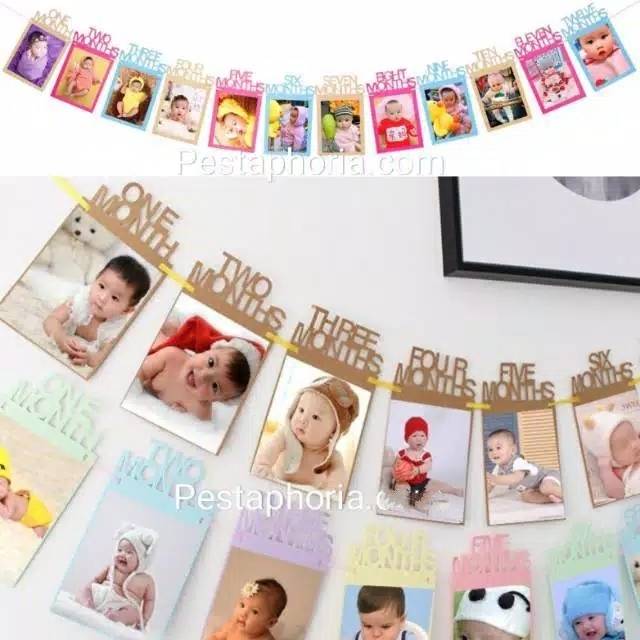 Banner 12 month / 12 bulan / Banner Monthsary