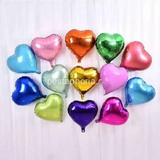 Balon Foil Hati / Love Size 10 inch ( 25 cm )