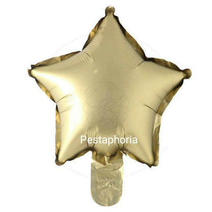 Balon Foil Bintang / Star Satin Matte Size 10 inch ( 25 cm)
