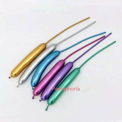 Balon Latex Twist Chrome / Balon Panjang / Pentil / Cacing Chrome