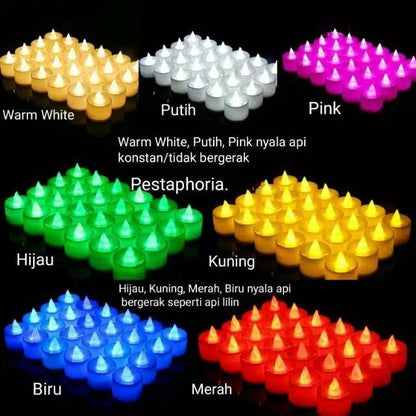 Lilin LED / Lilin Elektrik Ulang Tahun / Happy Birthday Smokeless Electric LED Candle