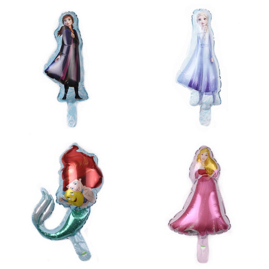 Balon Foil Dsny Princess Elsa Anna Ariel Mermaid Aurora Size Mini