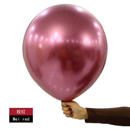 Balon Latex / Lateks Chrome Jumbo Size 18 Inch